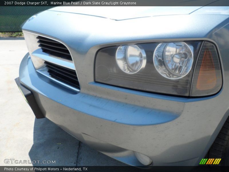 Marine Blue Pearl / Dark Slate Gray/Light Graystone 2007 Dodge Charger SXT