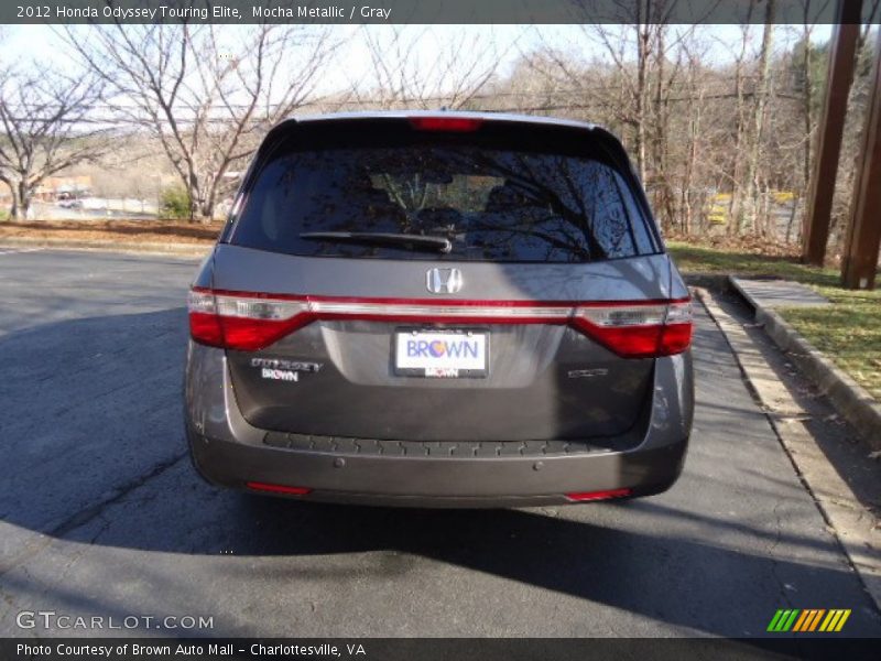 Mocha Metallic / Gray 2012 Honda Odyssey Touring Elite