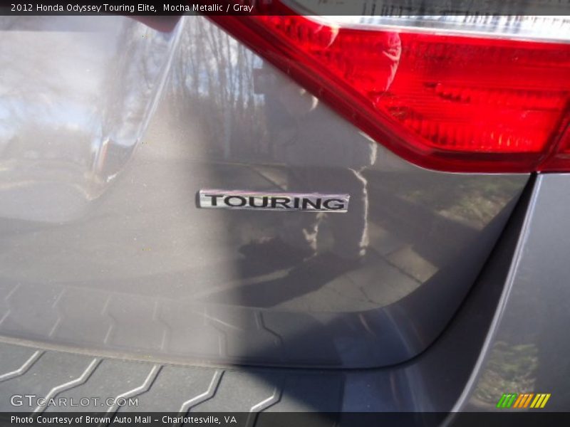 Mocha Metallic / Gray 2012 Honda Odyssey Touring Elite