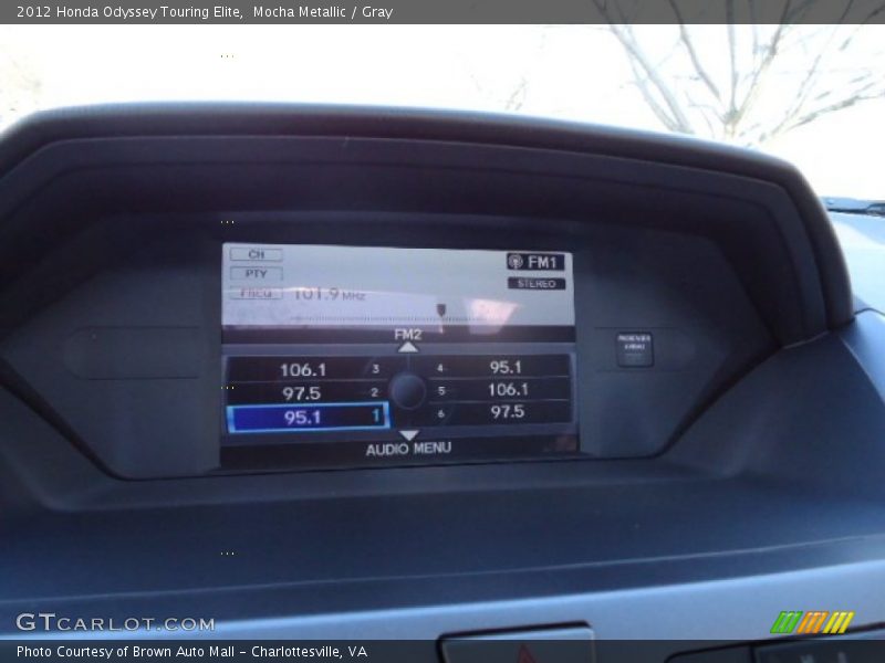 Mocha Metallic / Gray 2012 Honda Odyssey Touring Elite