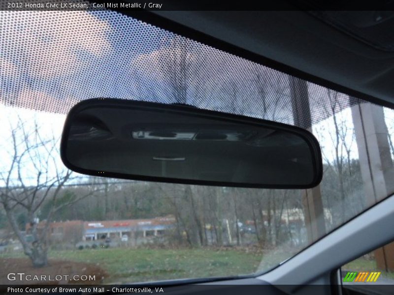 Cool Mist Metallic / Gray 2012 Honda Civic LX Sedan