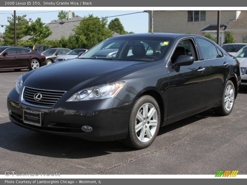 Smoky Granite Mica / Black 2008 Lexus ES 350
