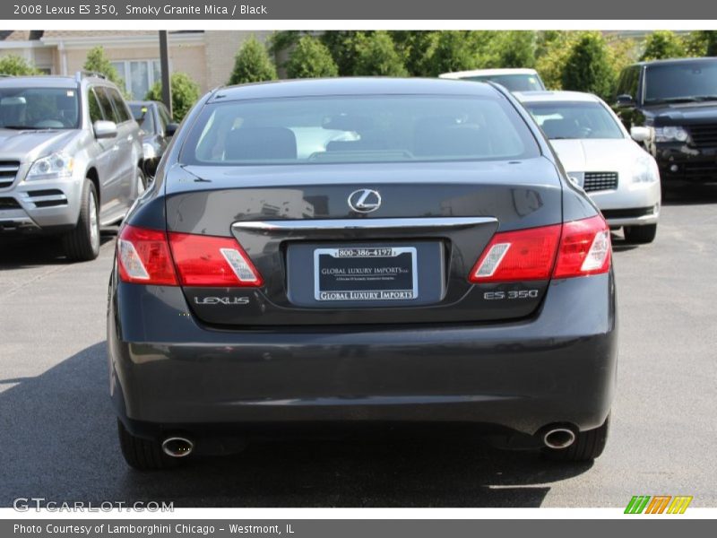 Smoky Granite Mica / Black 2008 Lexus ES 350