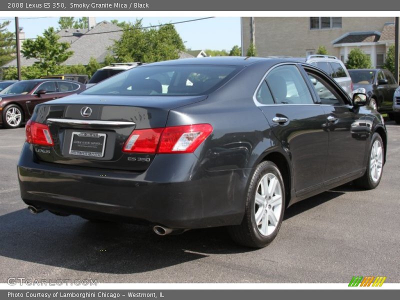 Smoky Granite Mica / Black 2008 Lexus ES 350