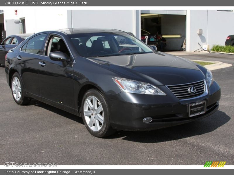 Smoky Granite Mica / Black 2008 Lexus ES 350