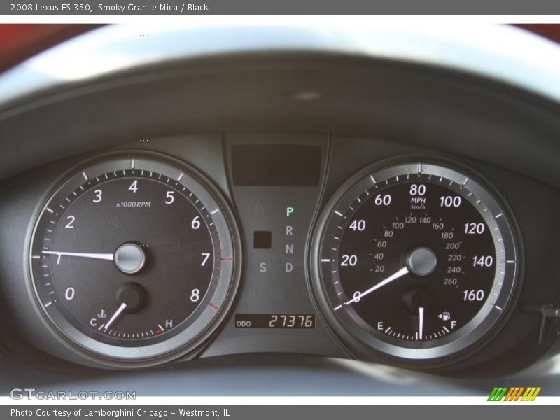 Smoky Granite Mica / Black 2008 Lexus ES 350