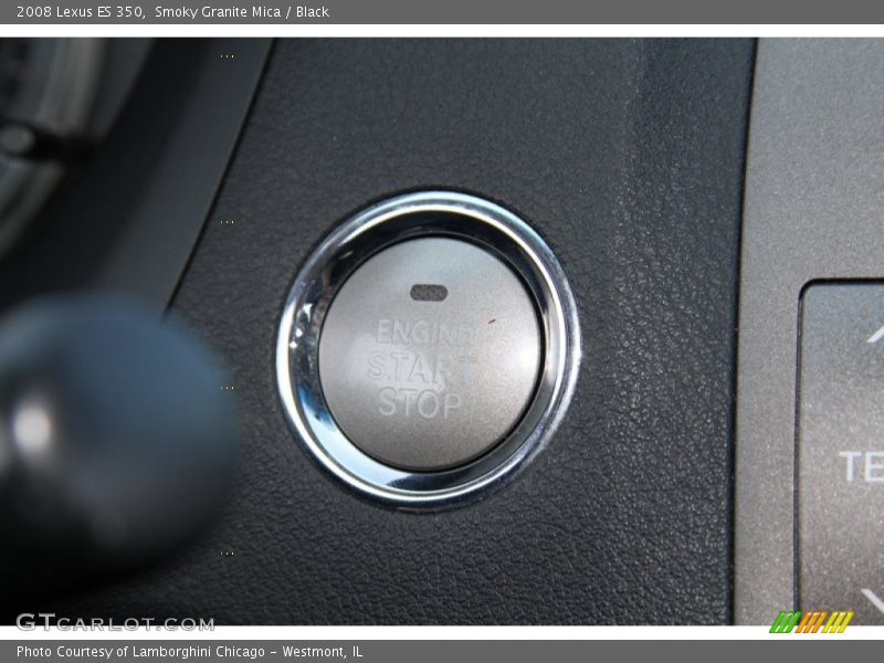 Smoky Granite Mica / Black 2008 Lexus ES 350