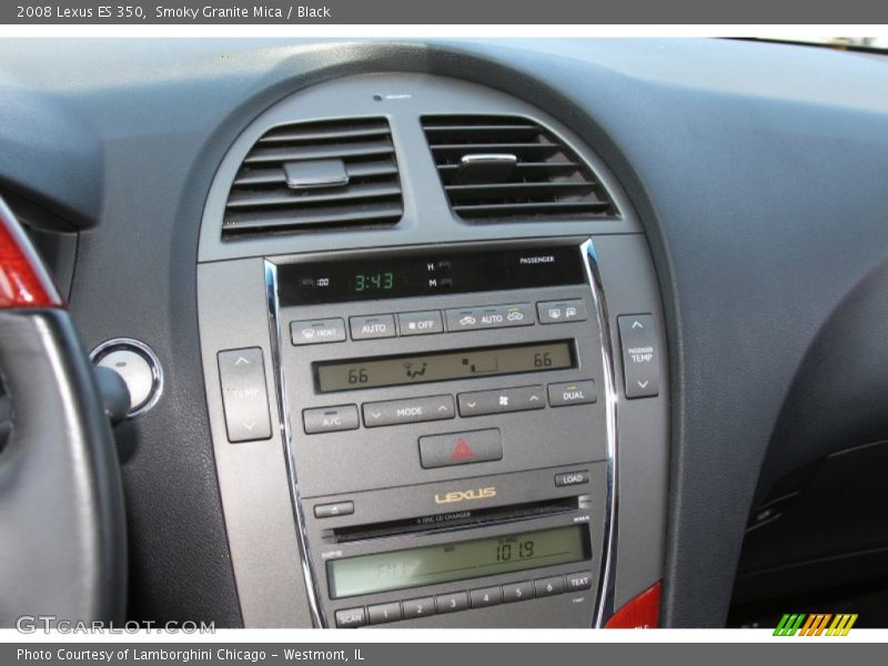 Smoky Granite Mica / Black 2008 Lexus ES 350