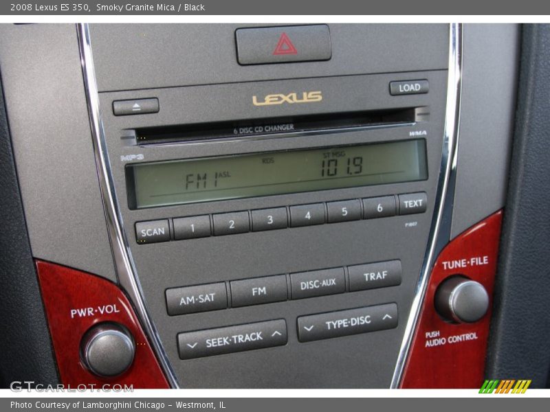 Smoky Granite Mica / Black 2008 Lexus ES 350