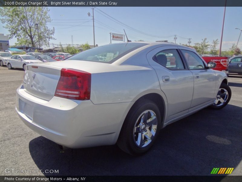 Bright Silver Metallic / Dark Slate Gray 2008 Dodge Charger SE