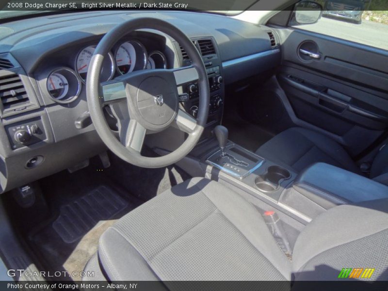 Bright Silver Metallic / Dark Slate Gray 2008 Dodge Charger SE