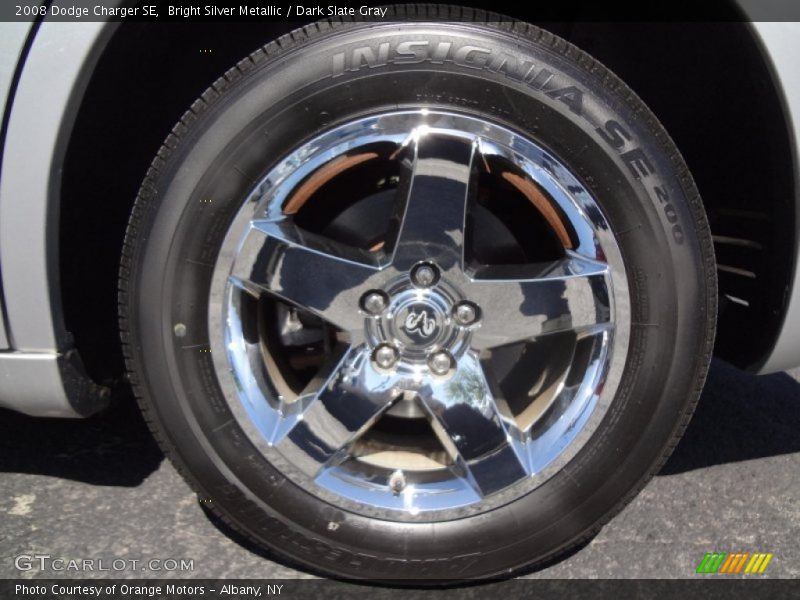 Bright Silver Metallic / Dark Slate Gray 2008 Dodge Charger SE