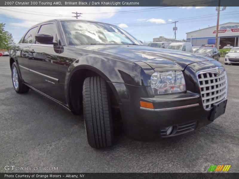 Brilliant Black / Dark Khaki/Light Graystone 2007 Chrysler 300 Touring AWD