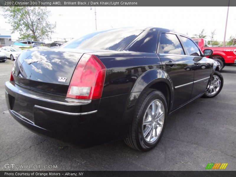 Brilliant Black / Dark Khaki/Light Graystone 2007 Chrysler 300 Touring AWD