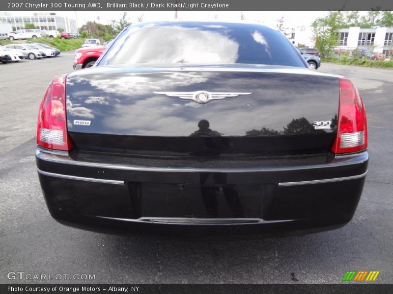 Brilliant Black / Dark Khaki/Light Graystone 2007 Chrysler 300 Touring AWD