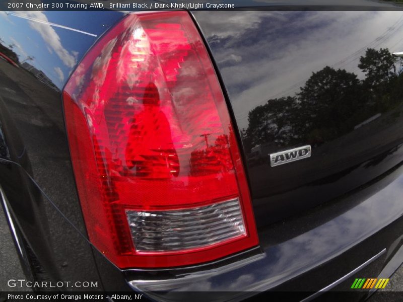 Brilliant Black / Dark Khaki/Light Graystone 2007 Chrysler 300 Touring AWD