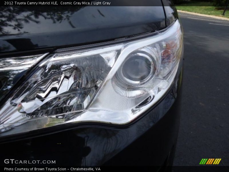 Cosmic Gray Mica / Light Gray 2012 Toyota Camry Hybrid XLE