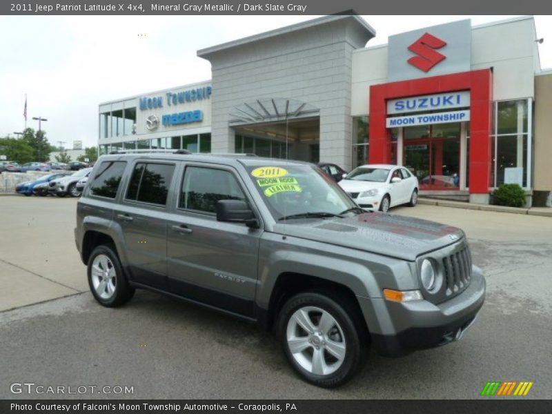 Mineral Gray Metallic / Dark Slate Gray 2011 Jeep Patriot Latitude X 4x4