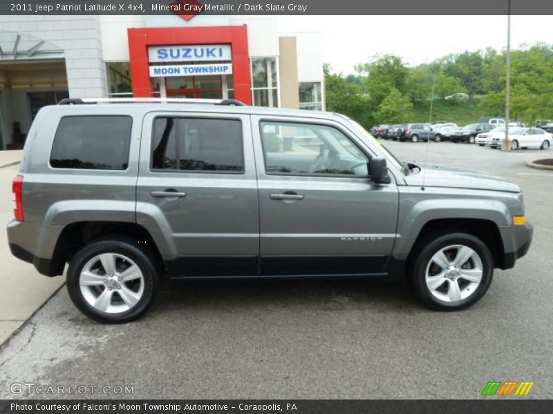 Mineral Gray Metallic / Dark Slate Gray 2011 Jeep Patriot Latitude X 4x4