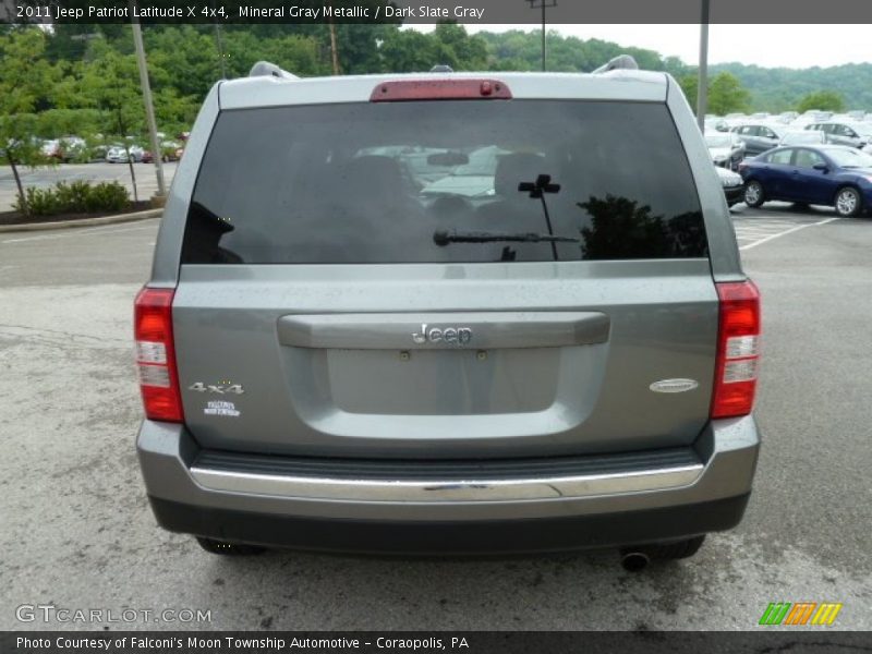 Mineral Gray Metallic / Dark Slate Gray 2011 Jeep Patriot Latitude X 4x4