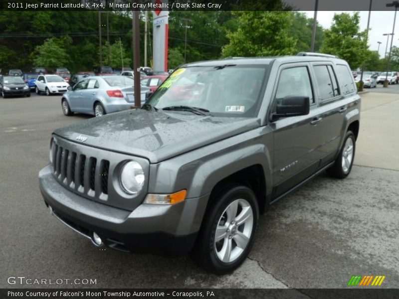 Mineral Gray Metallic / Dark Slate Gray 2011 Jeep Patriot Latitude X 4x4