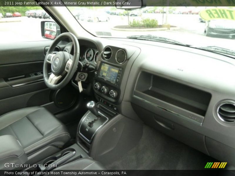 Mineral Gray Metallic / Dark Slate Gray 2011 Jeep Patriot Latitude X 4x4