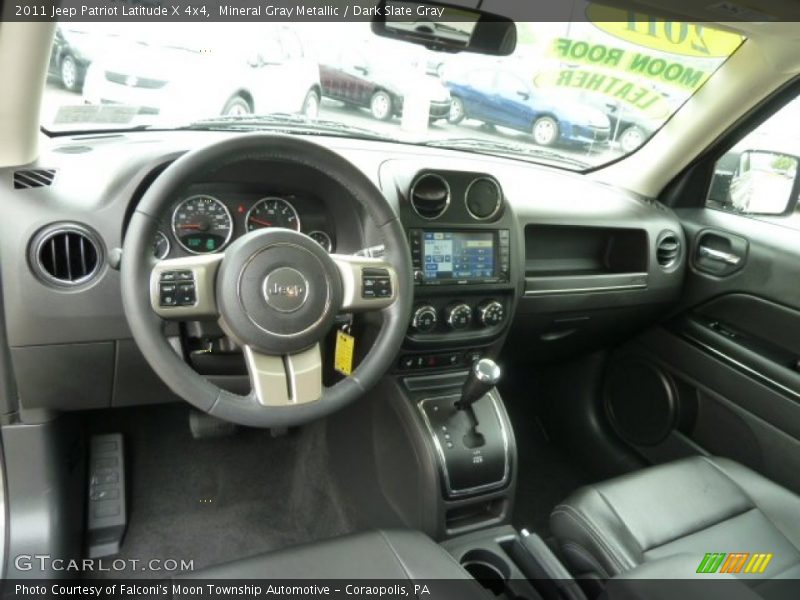 Mineral Gray Metallic / Dark Slate Gray 2011 Jeep Patriot Latitude X 4x4