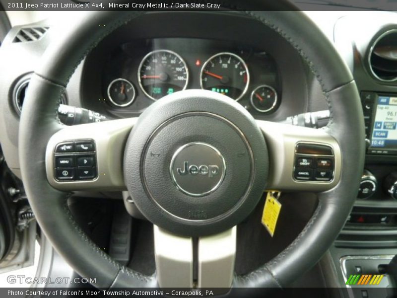 Mineral Gray Metallic / Dark Slate Gray 2011 Jeep Patriot Latitude X 4x4