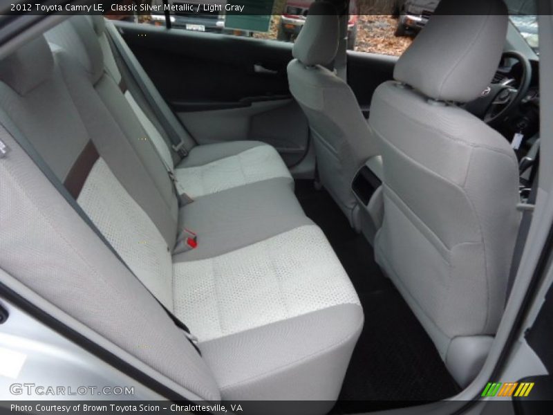 Classic Silver Metallic / Light Gray 2012 Toyota Camry LE