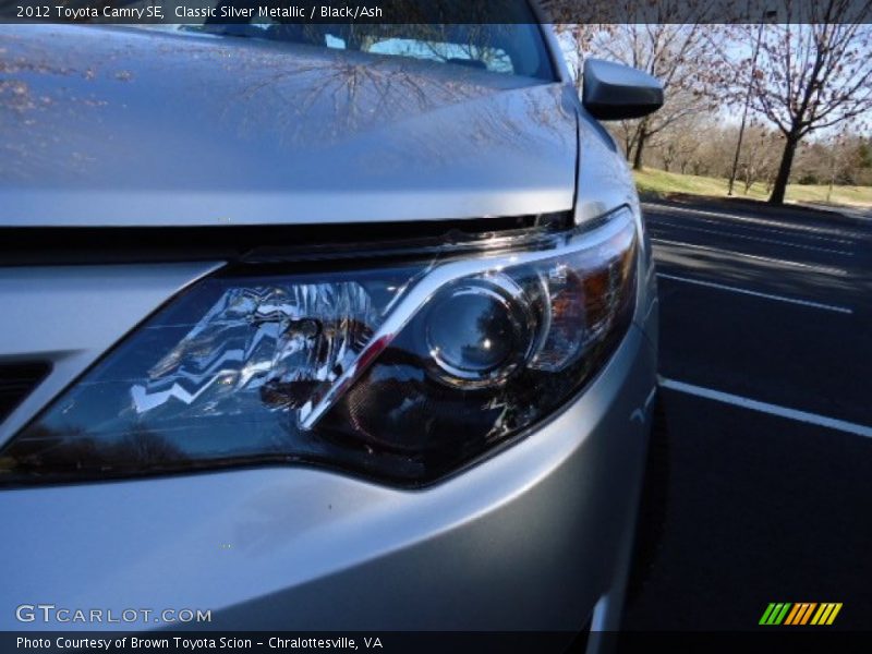 Classic Silver Metallic / Black/Ash 2012 Toyota Camry SE