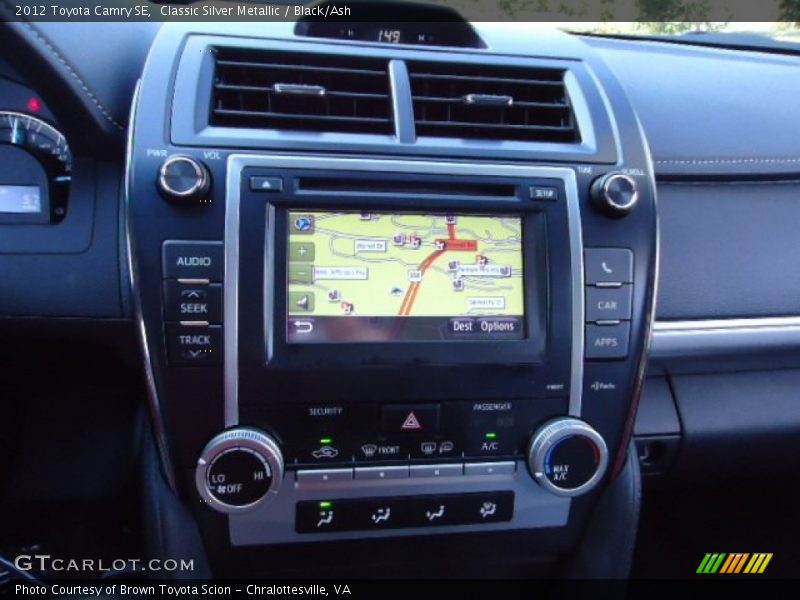 Classic Silver Metallic / Black/Ash 2012 Toyota Camry SE