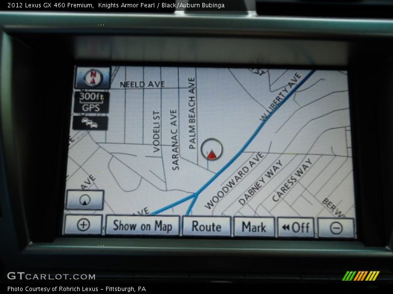 Knights Armor Pearl / Black/Auburn Bubinga 2012 Lexus GX 460 Premium