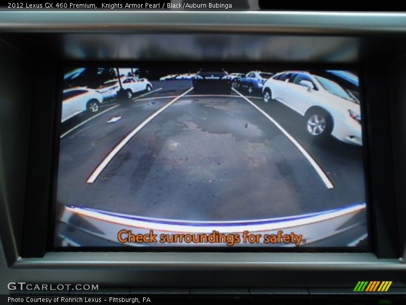 Knights Armor Pearl / Black/Auburn Bubinga 2012 Lexus GX 460 Premium