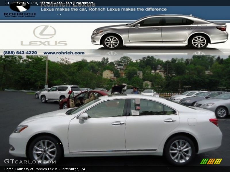 Starfire White Pearl / Parchment 2012 Lexus ES 350