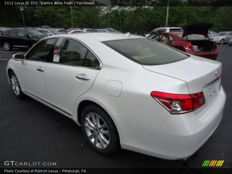 Starfire White Pearl / Parchment 2012 Lexus ES 350