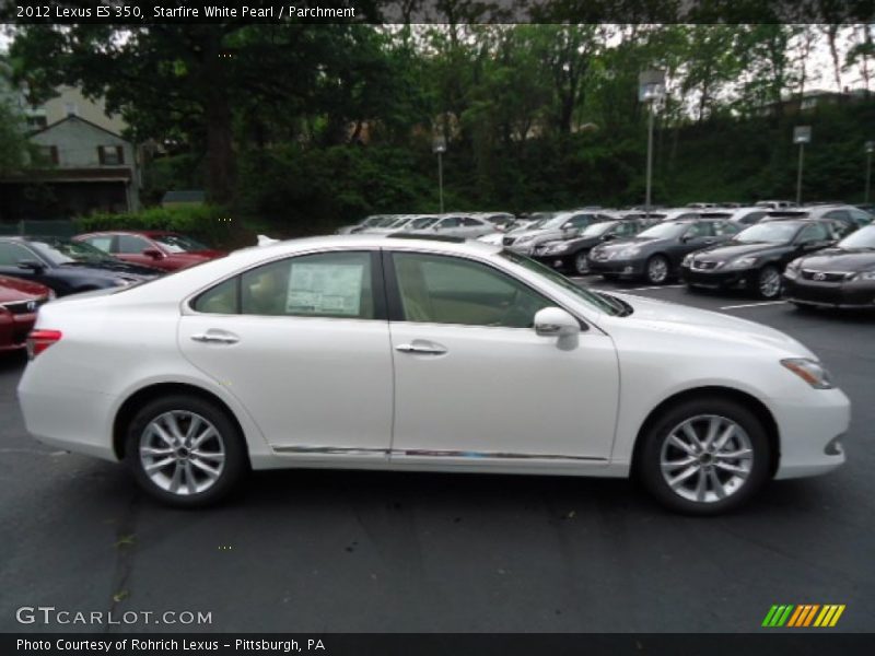 Starfire White Pearl / Parchment 2012 Lexus ES 350