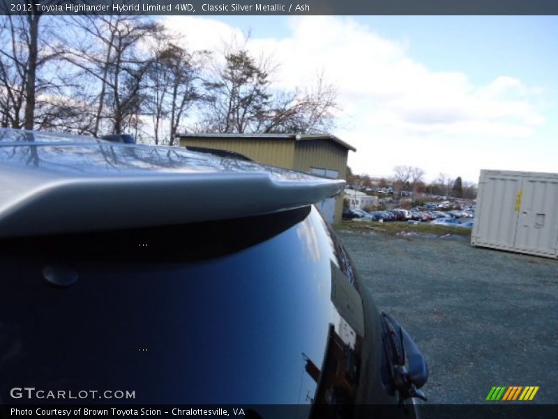 Classic Silver Metallic / Ash 2012 Toyota Highlander Hybrid Limited 4WD