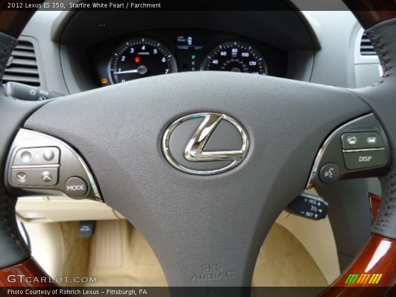 Starfire White Pearl / Parchment 2012 Lexus ES 350