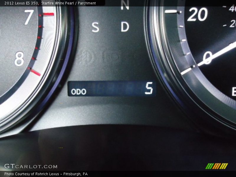 Starfire White Pearl / Parchment 2012 Lexus ES 350