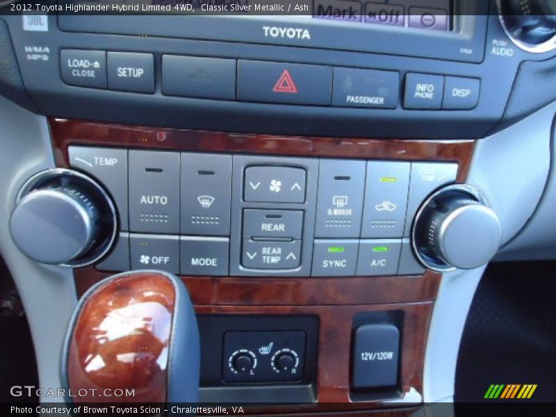 Classic Silver Metallic / Ash 2012 Toyota Highlander Hybrid Limited 4WD