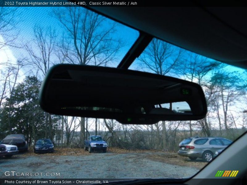 Classic Silver Metallic / Ash 2012 Toyota Highlander Hybrid Limited 4WD