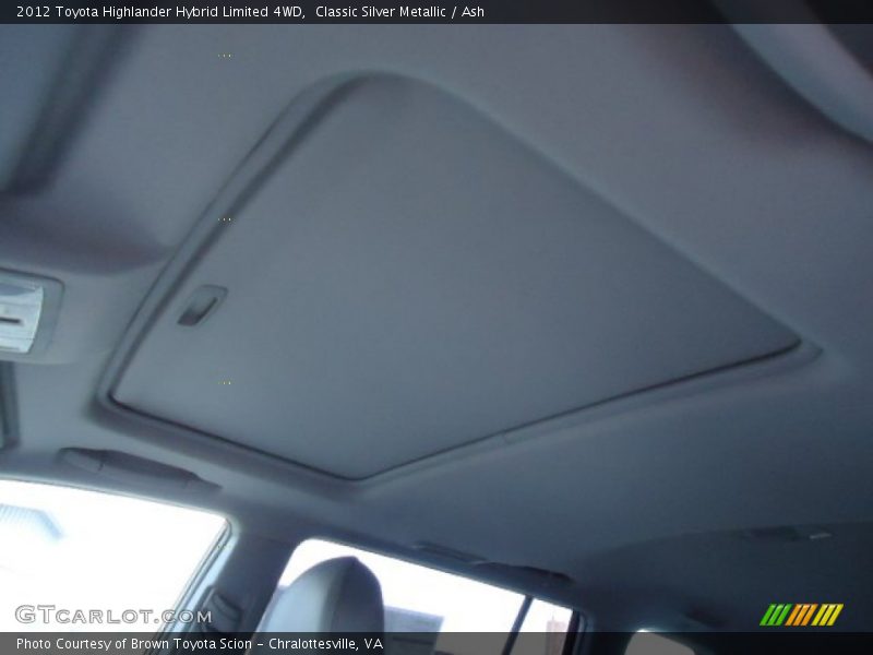 Classic Silver Metallic / Ash 2012 Toyota Highlander Hybrid Limited 4WD