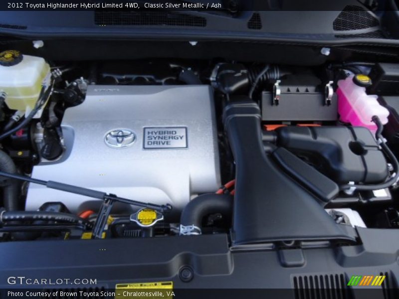 Classic Silver Metallic / Ash 2012 Toyota Highlander Hybrid Limited 4WD