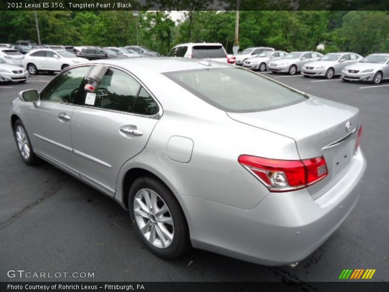 Tungsten Pearl / Black 2012 Lexus ES 350