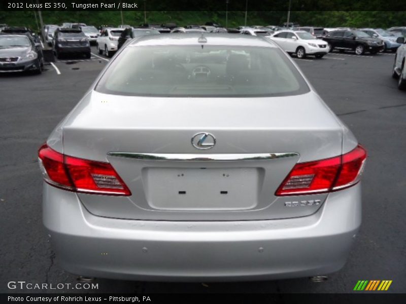 Tungsten Pearl / Black 2012 Lexus ES 350