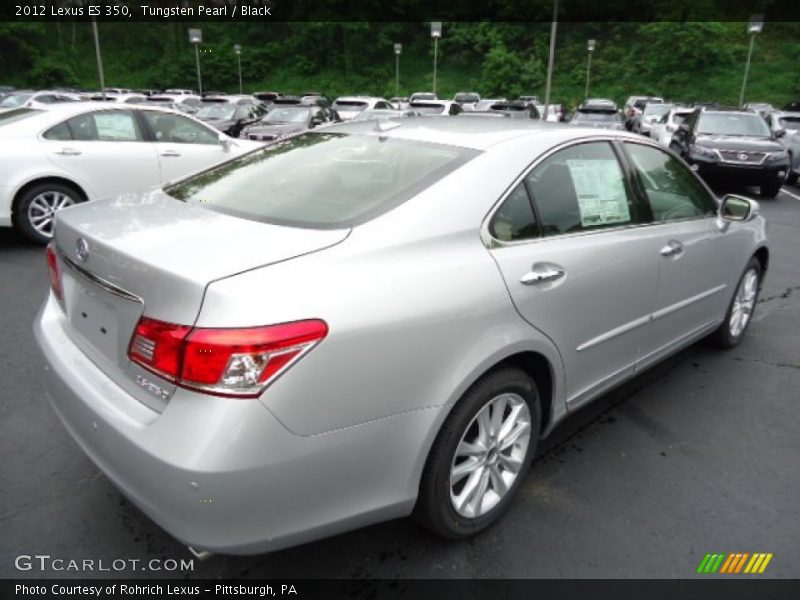 Tungsten Pearl / Black 2012 Lexus ES 350