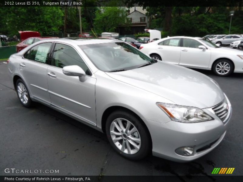 Tungsten Pearl / Black 2012 Lexus ES 350