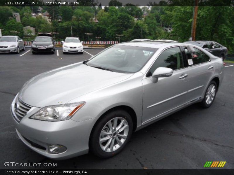 Tungsten Pearl / Black 2012 Lexus ES 350