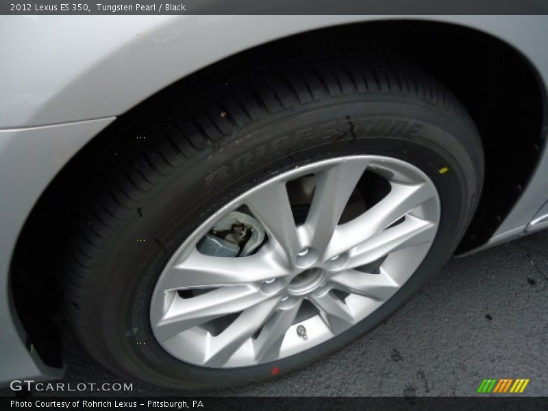 Tungsten Pearl / Black 2012 Lexus ES 350