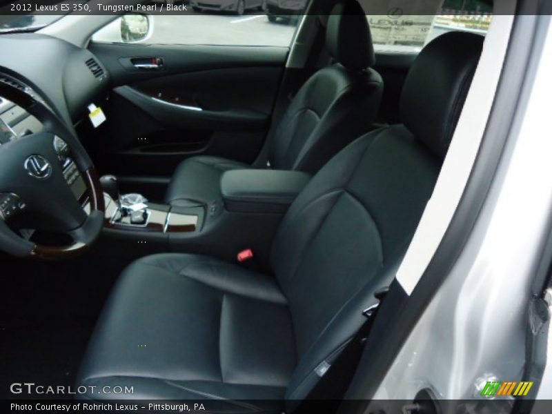 Tungsten Pearl / Black 2012 Lexus ES 350